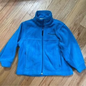 Kids Columbia Fleece Jacket boy girl size 4/5 EUC